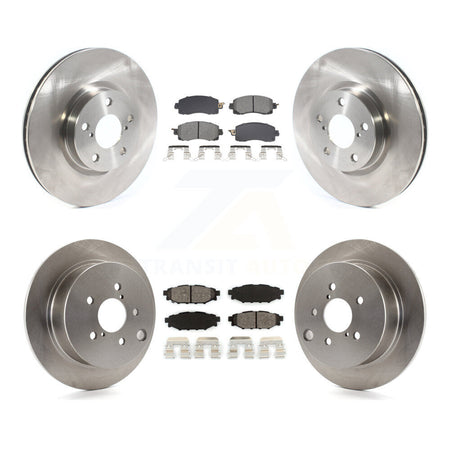 Front Rear Disc Brake Rotors And Semi-Metallic Pads Kit For Subaru Impreza K8S-103883
