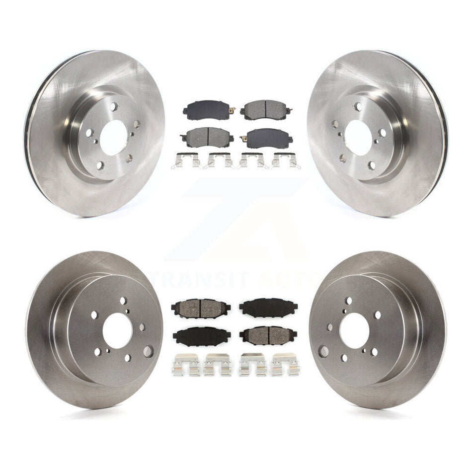 Front Rear Disc Brake Rotors And Semi-Metallic Pads Kit For Subaru Impreza K8S-103883