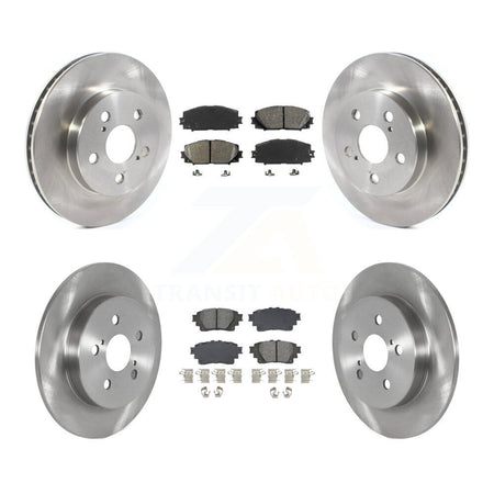 Front Rear Disc Brake Rotors And Semi-Metallic Pads Kit For Toyota Corolla K8S-103887