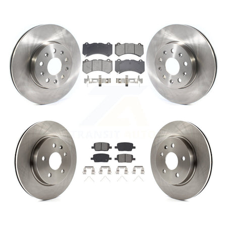 Front Rear Disc Brake Rotors And Semi-Metallic Pads Kit For Chevrolet Camaro LT LS K8S-103895