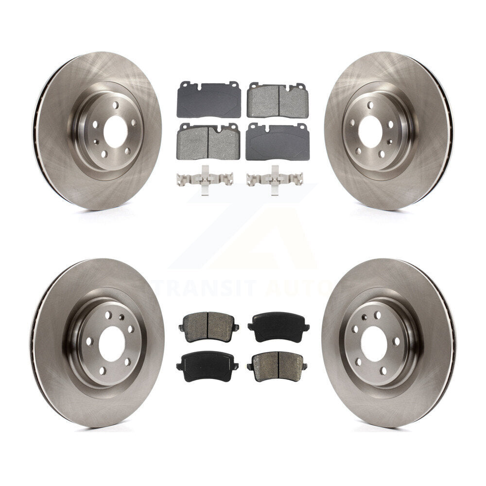 Front Rear Disc Brake Rotors And Semi-Metallic Pads Kit For Audi Q5 K8S-103907