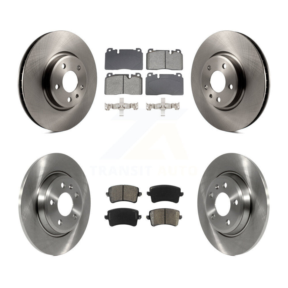 Front Rear Disc Brake Rotors And Semi-Metallic Pads Kit For Audi Q5 K8S-103908