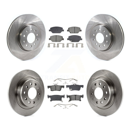 Front Rear Disc Brake Rotors And Semi-Metallic Pads Kit For Buick Envision K8S-103913