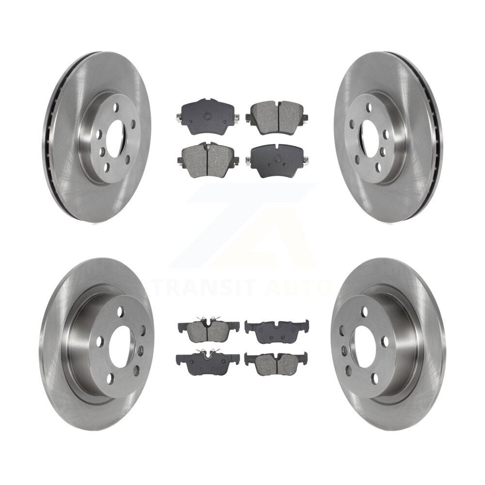 Front Rear Disc Brake Rotors And Semi-Metallic Pad Kit For Mini Cooper Countryman Clubman K8S-103920