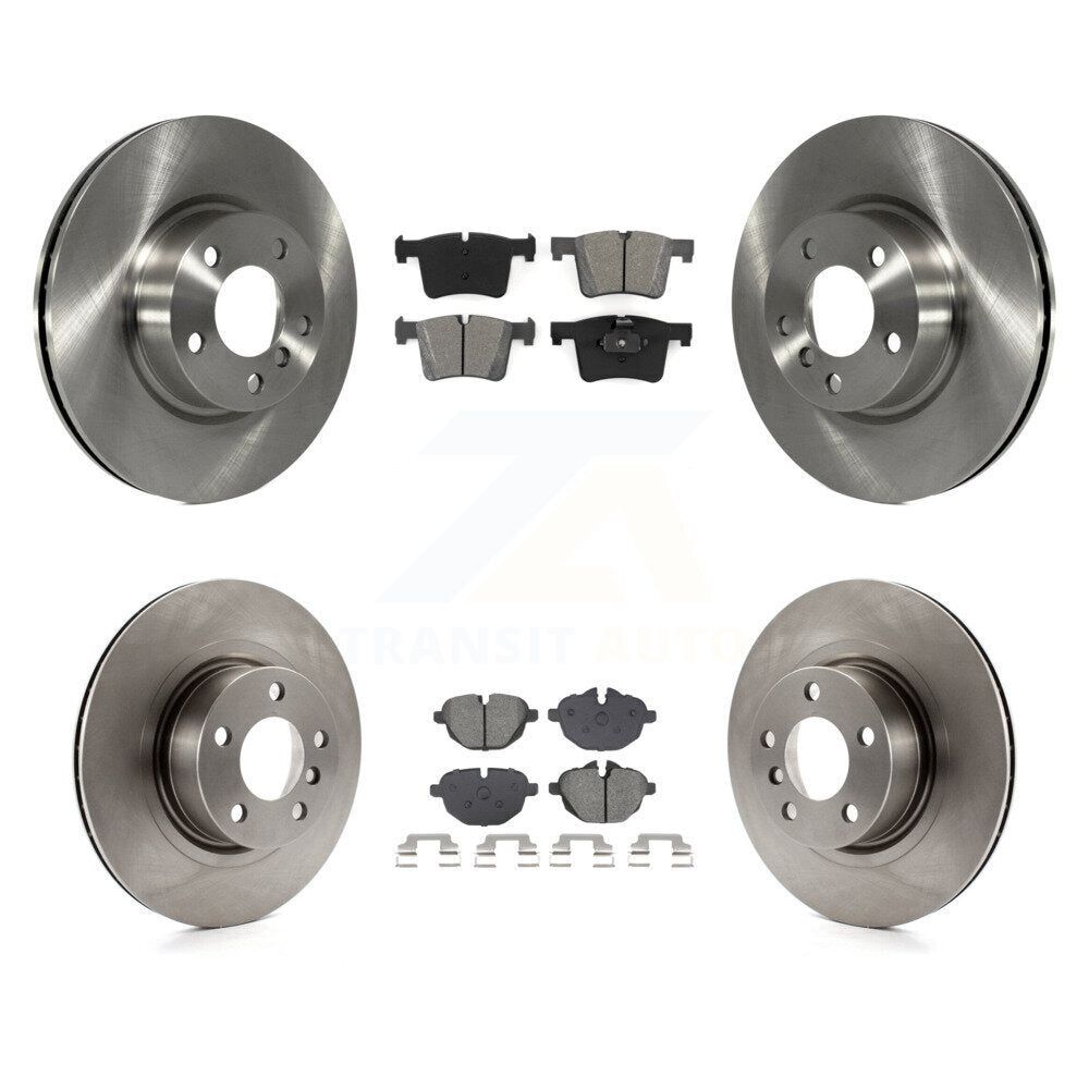 Front Rear Disc Brake Rotors And Semi-Metallic Pads Kit For BMW X3 X4 K8S-103924
