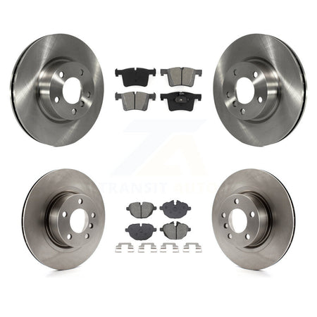 Front Rear Disc Brake Rotors And Semi-Metallic Pads Kit For BMW X3 X4 K8S-103924
