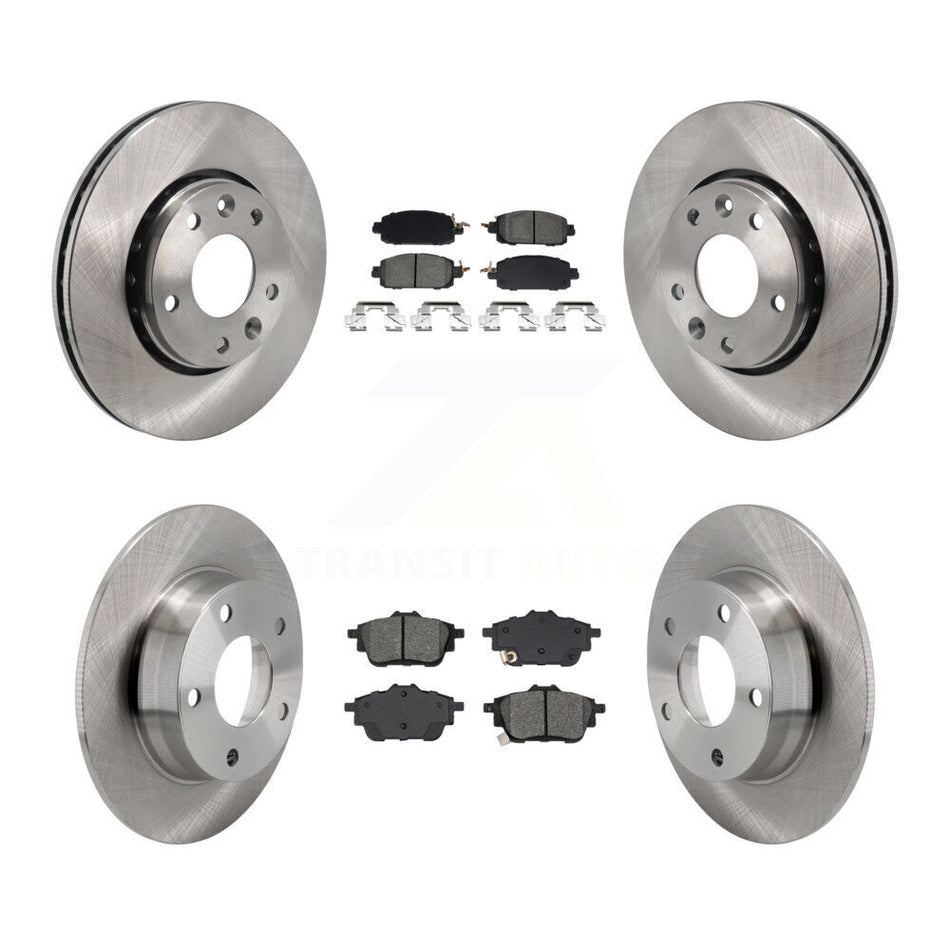 Front Rear Brake Rotor Semi-Metallic Pad Kit For 2020-2023 Nissan Sentra Disc rear brakes K8S-103925