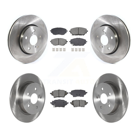 Front Rear Disc Brake Rotors And Semi-Metallic Pads Kit For Toyota C-HR K8S-103932