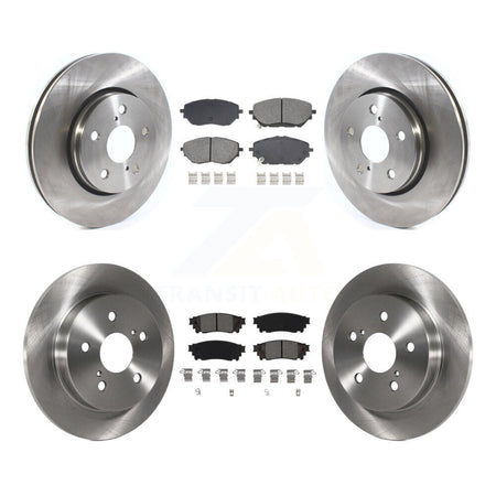 Front Rear Disc Brake Rotors And Semi-Metallic Pads Kit For 2018 Toyota C-HR K8S-103939