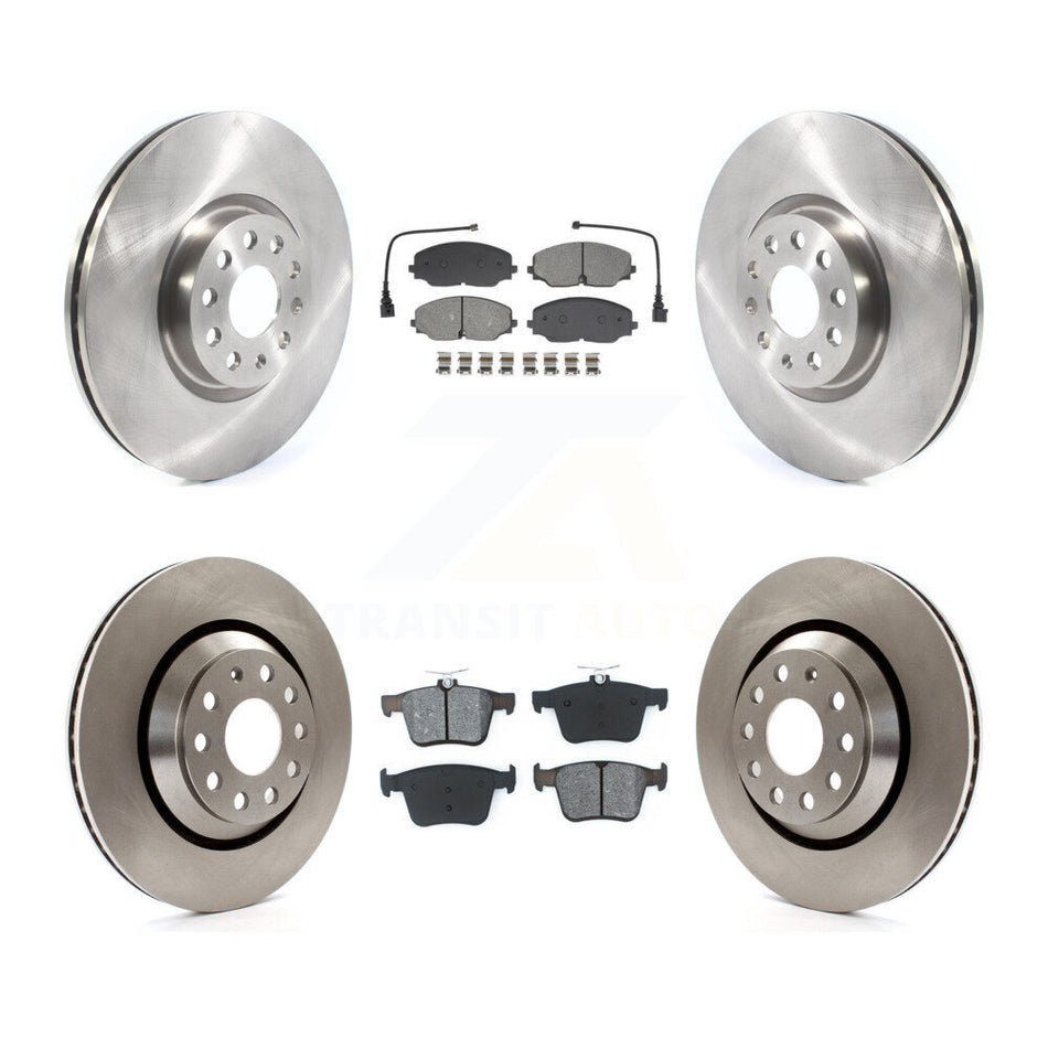 Front Rear Disc Brake Rotors And Semi-Metallic Pads Kit For Volkswagen Atlas Cross Sport K8S-103940