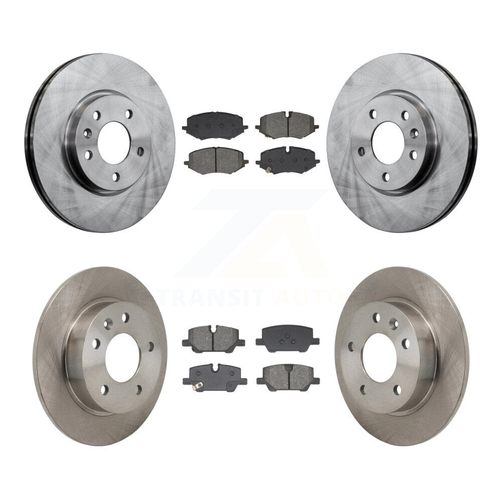 Front Rear Brake Rotors & Semi-Metallic Pad Kit For Chevrolet Trailblazer Buick Encore GX K8S-104111