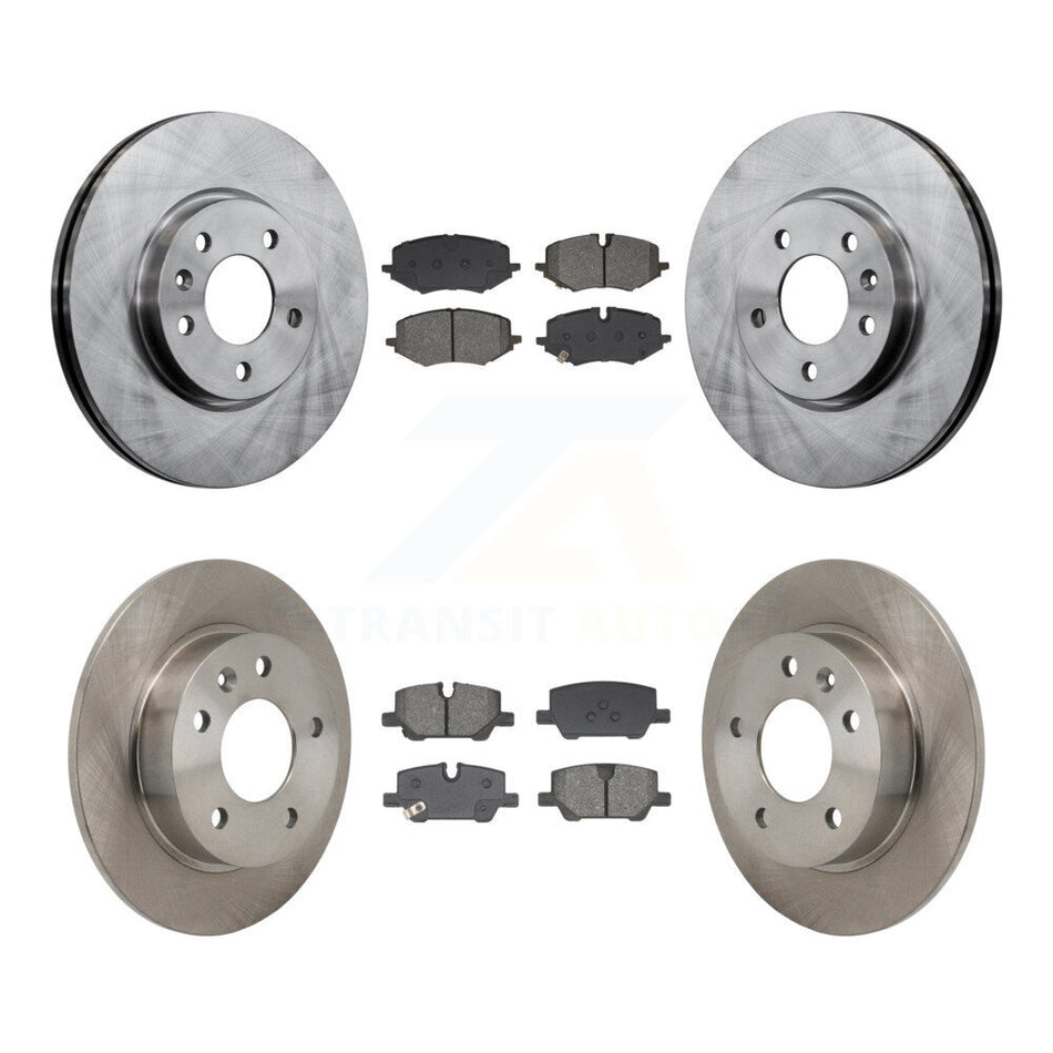 Front Rear Brake Rotors & Semi-Metallic Pad Kit For Chevrolet Trailblazer Buick Encore GX K8S-104111