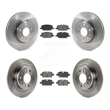 Front Rear Disc Brake Rotors Semi-Metallic Pad Kit For 2021 Chevrolet Equinox GMC Terrain K8S-104113