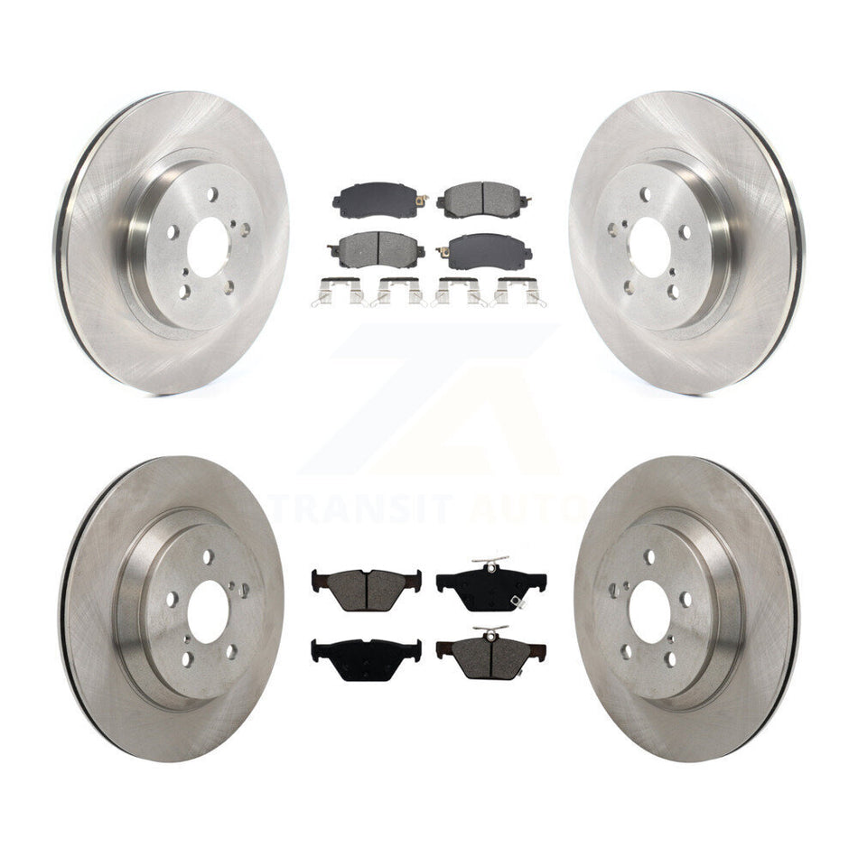Front Rear Disc Brake Rotors And Semi-Metallic Pads Kit For Subaru Crosstrek K8S-104132