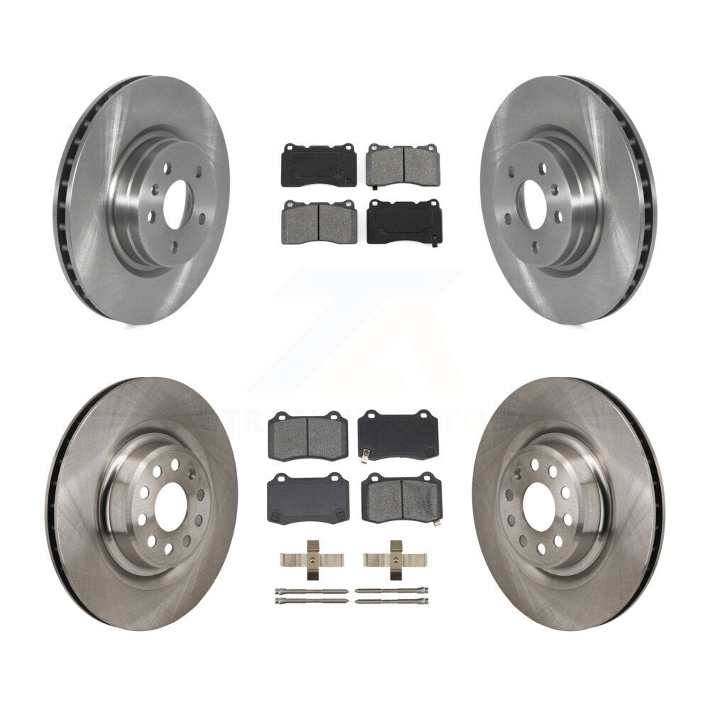 Front Rear Disc Brake Rotors And Semi-Metallic Pads Kit For Tesla S K8S-104133