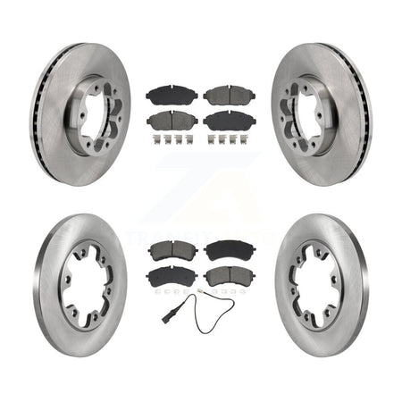 Front Rear Brake Rotor Semi-Metallic Pad Kit For Ford Transit-250 Transit-150 Transit-350 K8S-105004