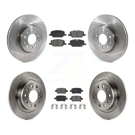 Front Rear Disc Brake Rotors And Semi-Metallic Pads Kit For 2020 Chevrolet Equinox 2.0L K8S-105009