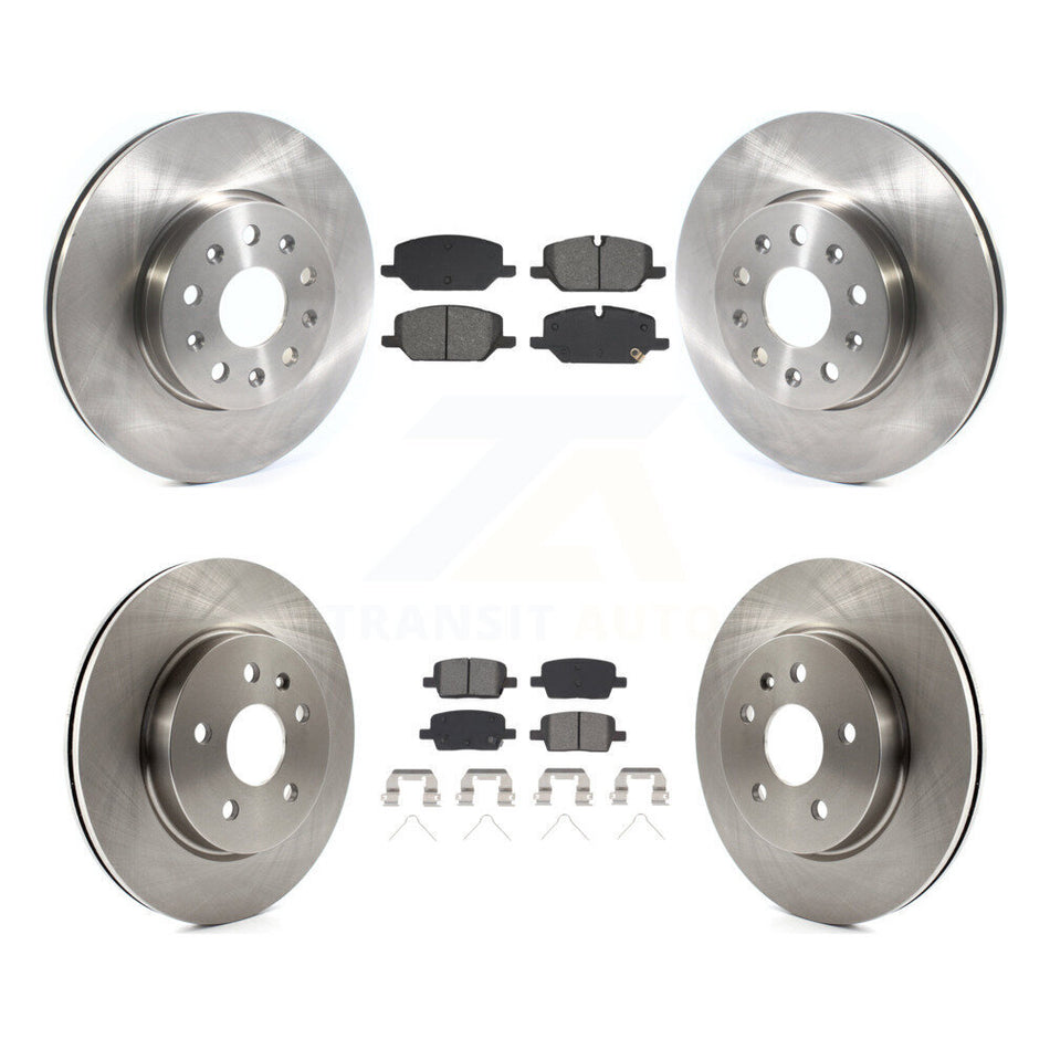 Front Rear Disc Brake Rotors And Semi-Metallic Pads Kit For Chevrolet Camaro LT K8S-105013