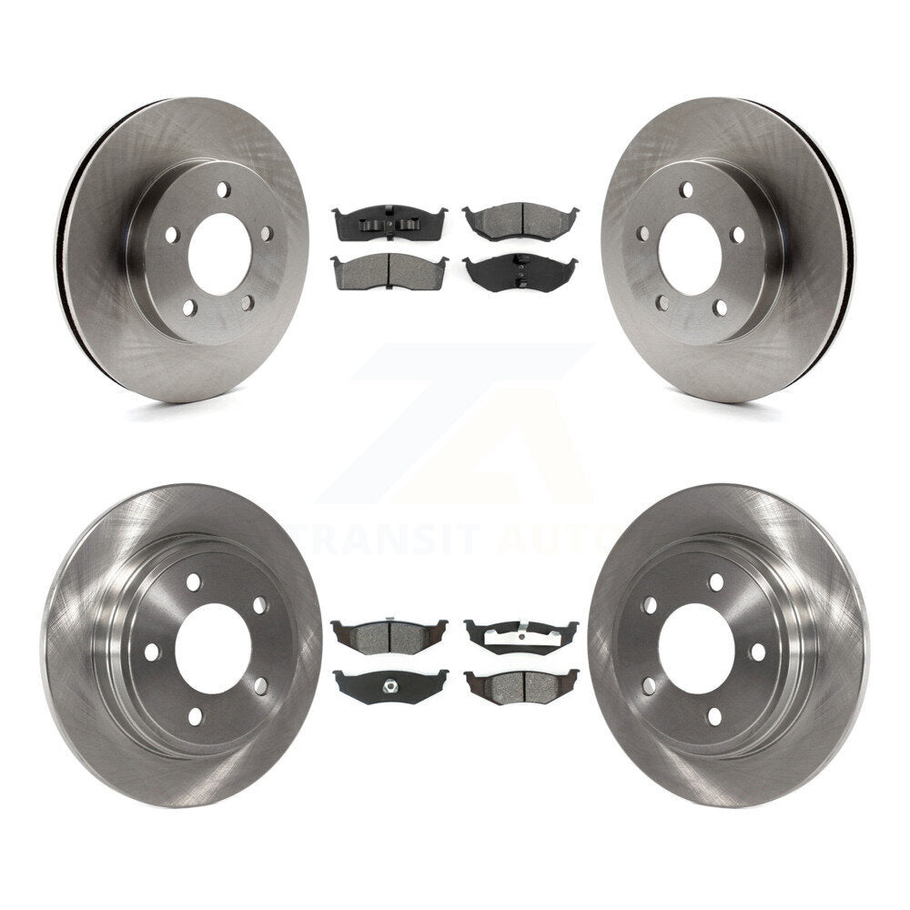 Front Rear Brake Rotor Semi-Metallic Pad Kit For Intrepid Dodge Chrysler Concorde LHS New K8S-105028