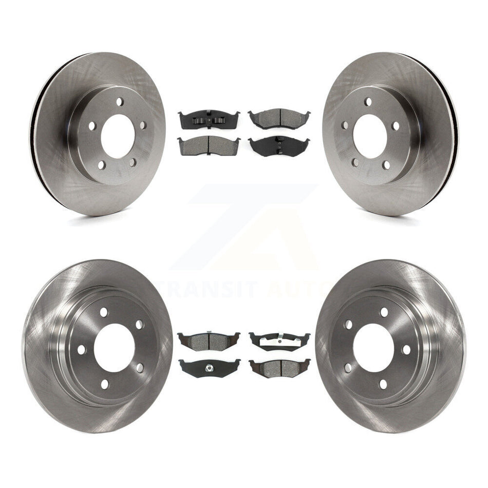 Front Rear Brake Rotor Semi-Metallic Pad Kit For Intrepid Dodge Chrysler Concorde LHS New K8S-105028