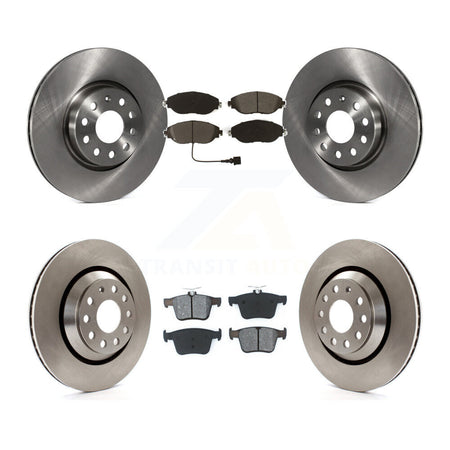 Front Rear Disc Brake Rotor & Semi-Metallic Pad Kit For Volkswagen Arteon Audi A3 Quattro K8S-105103