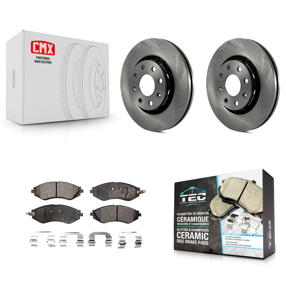 Front Disc Brake Rotors And Ceramic Pads Kit For Chevrolet Aveo Spark Aveo5 EV Pontiac G3 Daewoo Lanos Suzuki Wave Wave5 Swift+ K8T-100039
