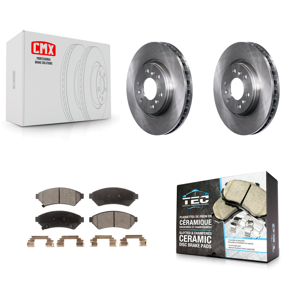 Front Disc Brake Rotors And Ceramic Pads Kit For Chevrolet Uplander Buick Terraza Pontiac Montana Saturn Relay K8T-100054