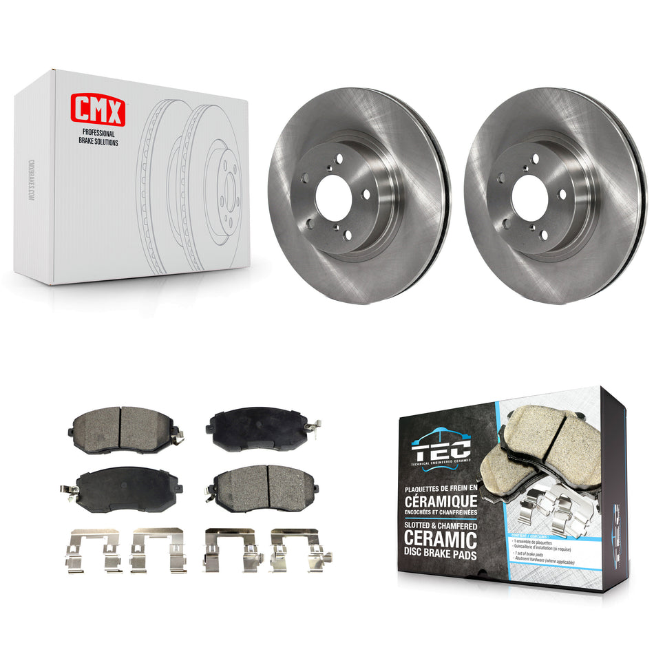 Front Disc Brake Rotors And Ceramic Pads Kit For Subaru Impreza Scion FR-S BRZ K8T-100304