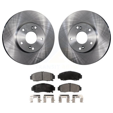 Front Brake Rotor & Ceramic Pad Kit For 2005 Honda Accord With 282mm Diameter K8T-100314