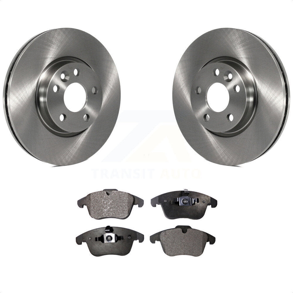 Front Disc Brake Rotors And Ceramic Pads Kit For Volvo S60 XC70 S80 Land Rover Range Evoque V60 V70 K8T-100594