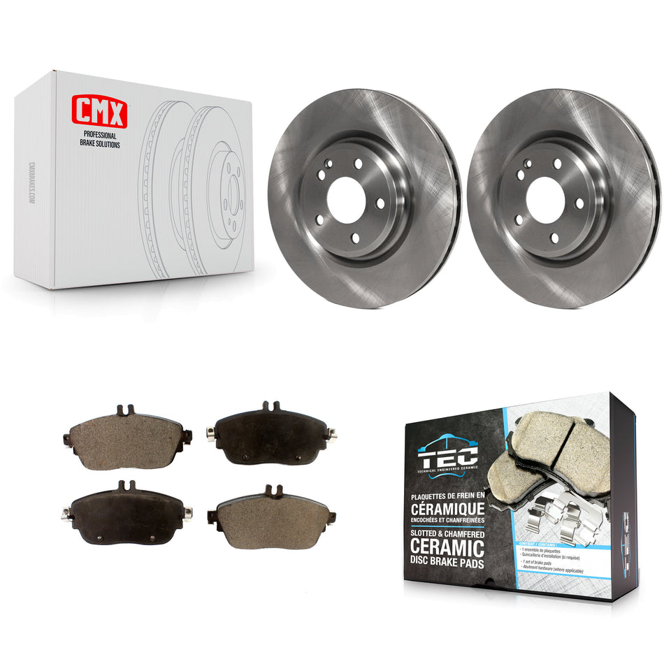Front Disc Brake Rotors And Ceramic Pads Kit For Mercedes-Benz GLA250 CLA250 INFINITI QX30 K8T-100683