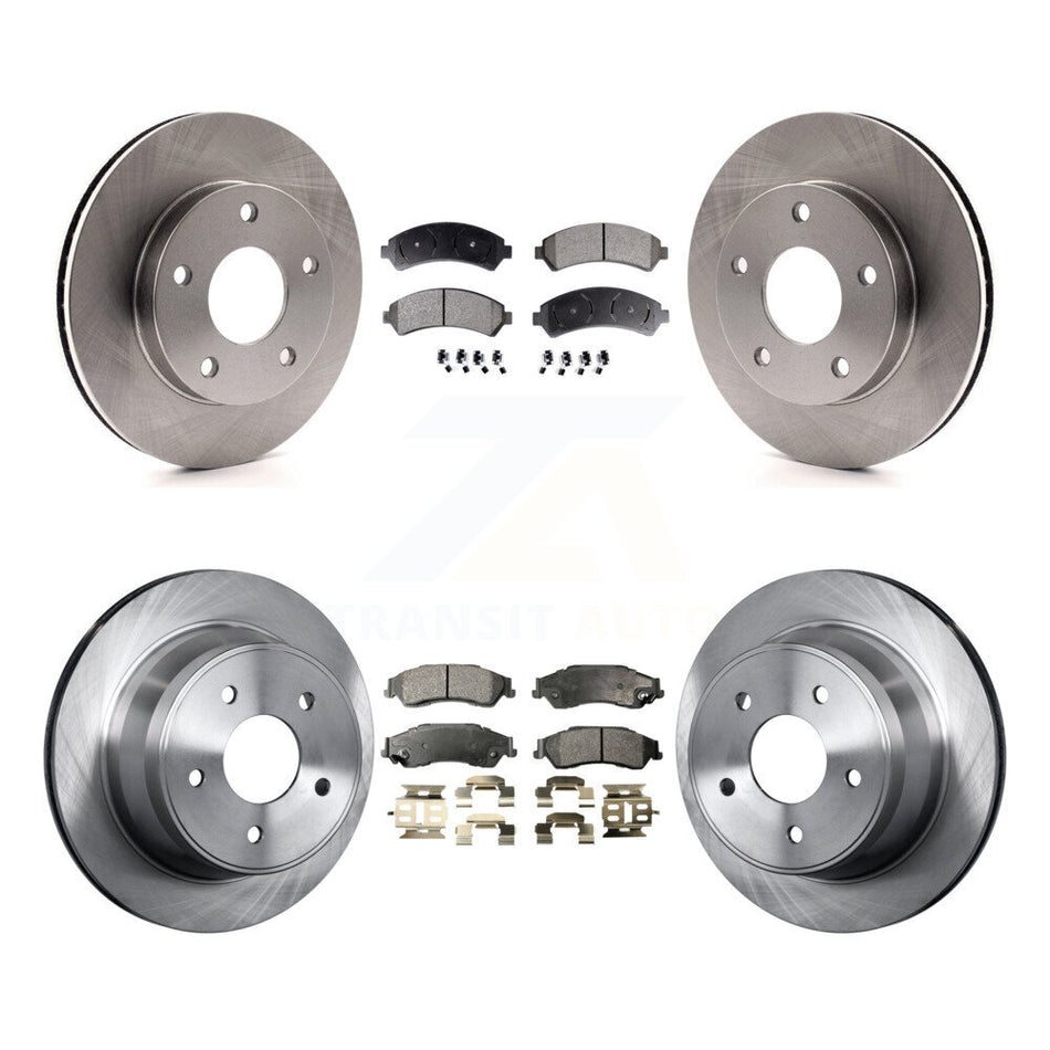 Front Rear Disc Brake Rotors And Ceramic Pads Kit For 1997-1997 Chevrolet Blazer GMC Jimmy K8T-100766