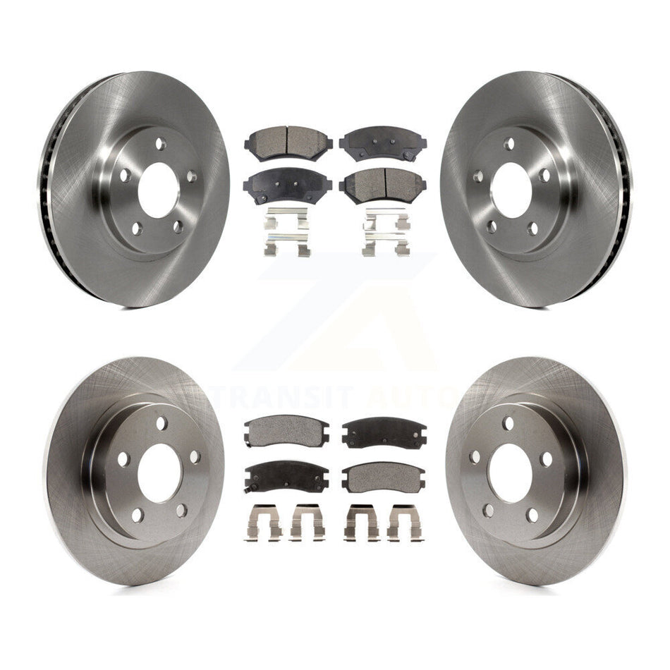 Front Rear Disc Brake Rotors And Ceramic Pads Kit For Buick LeSabre Park Avenue Pontiac Bonneville Oldsmobile Aurora Cadillac Eldorado K8T-100770