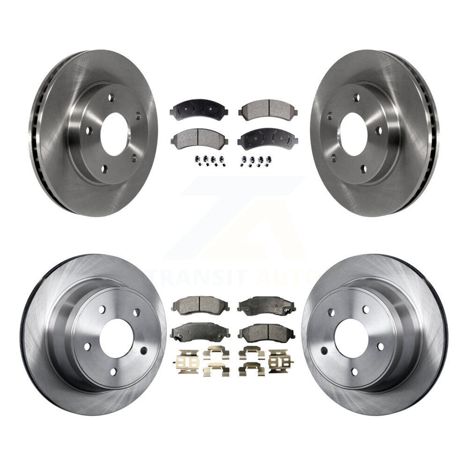 Front Rear Disc Brake Rotors And Ceramic Pads Kit For Chevrolet S10 Blazer GMC Sonoma Jimmy Oldsmobile Bravada Isuzu Hombre K8T-100772