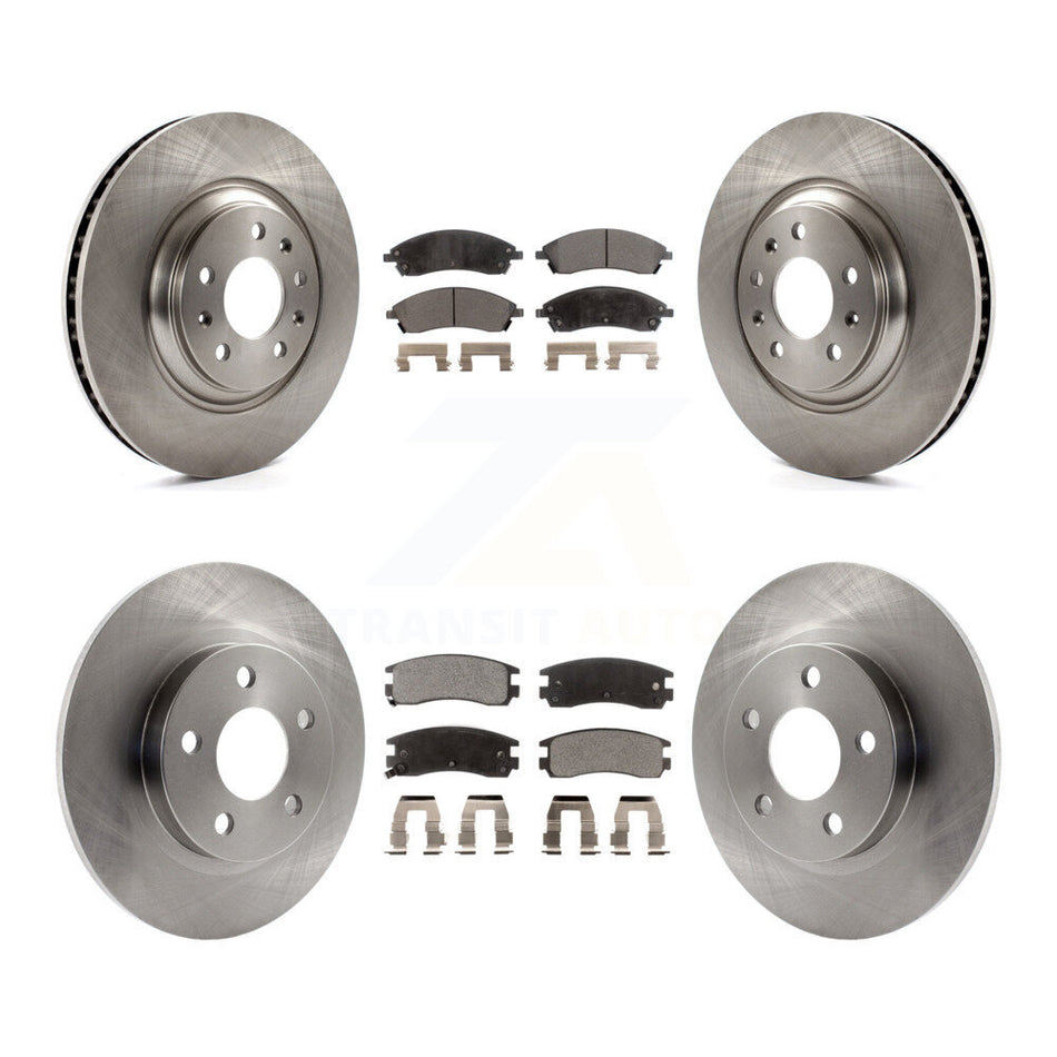 Front Rear Disc Brake Rotors And Ceramic Pads Kit For 2004 Pontiac Bonneville GXP K8T-100814