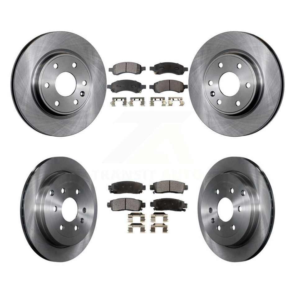 Front Rear Disc Brake Rotors And Ceramic Pads Kit For Chevrolet Traverse GMC Acadia Buick Enclave Saturn Outlook Limited K8T-100841