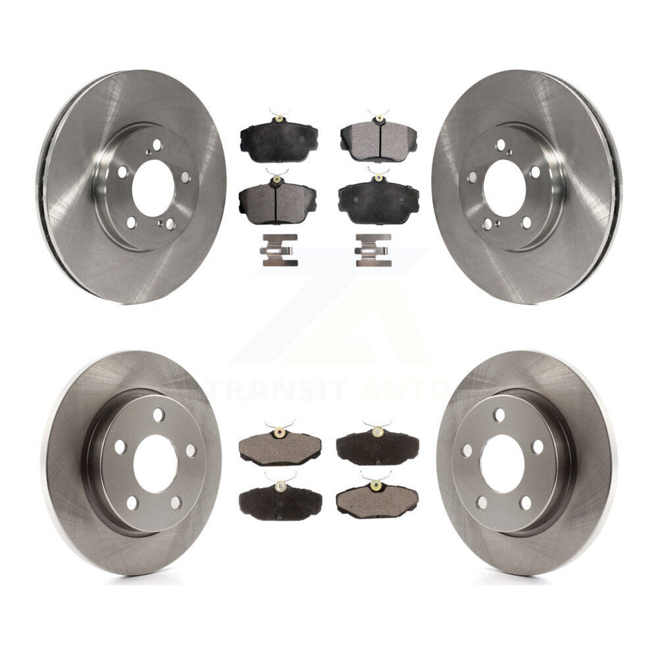Front Rear Disc Brake Rotors And Ceramic Pads Kit For Ford Taurus Mercury Sable Lincoln Continental K8T-100899