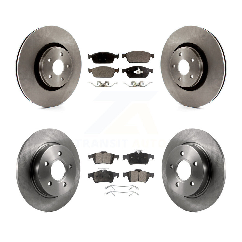 Front Rear Disc Brake Rotors And Ceramic Pads Kit For Ford Focus ST K8T-100983