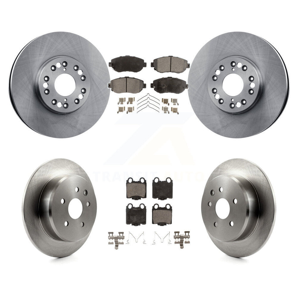 Front Rear Disc Brake Rotors And Ceramic Pads Kit For Lexus GS300 SC430 IS300 GS400 GS430 K8T-101118