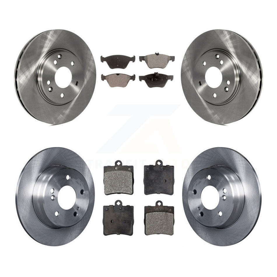 Front Rear Disc Brake Rotors And Ceramic Pads Kit For Chrysler Crossfire Mercedes-Benz SLK320 K8T-101144