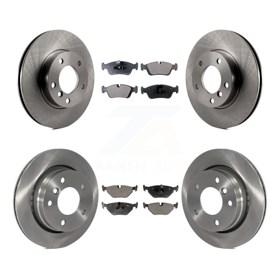 Front Rear Disc Brake Rotors And Ceramic Pads Kit For BMW 323i 323Ci 328i K8T-101150