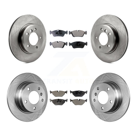 Front Rear Brake Rotors Ceramic Pad Kit For BMW 328i Sedan With 280mm Diameter Rotor K8T-101188