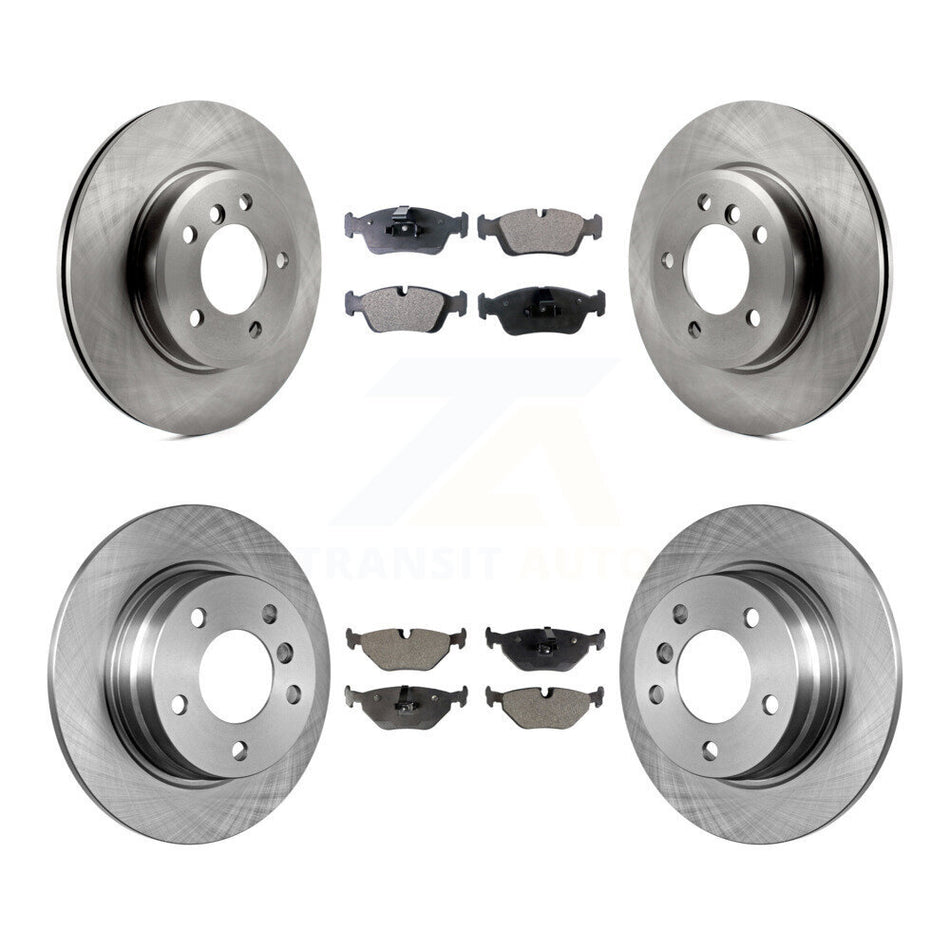 Front Rear Brake Rotors Ceramic Pad Kit For BMW 328i Sedan With 280mm Diameter Rotor K8T-101188
