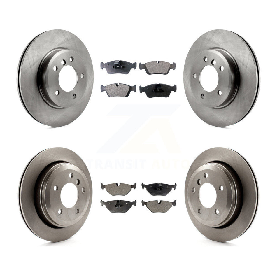 Front Rear Disc Brake Rotors And Ceramic Pads Kit For 2001-2005 BMW 325xi K8T-101189