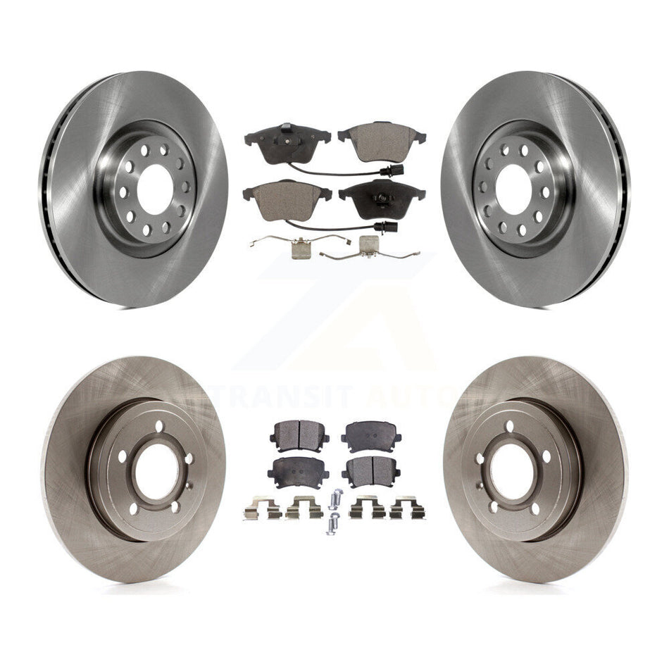 Front Rear Disc Brake Rotors And Ceramic Pads Kit For Audi A4 Quattro K8T-101194