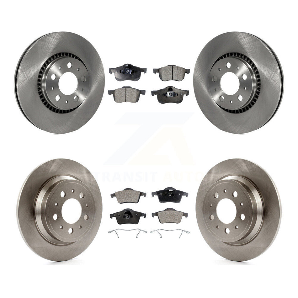 Front Rear Disc Brake Rotors And Ceramic Pads Kit For Volvo S60 V70 XC70 S80 K8T-101197