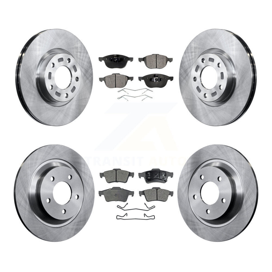 Front Rear Disc Brake Rotors And Ceramic Pads Kit For 2006 Mazda 5 To 02 06 K8T-101278