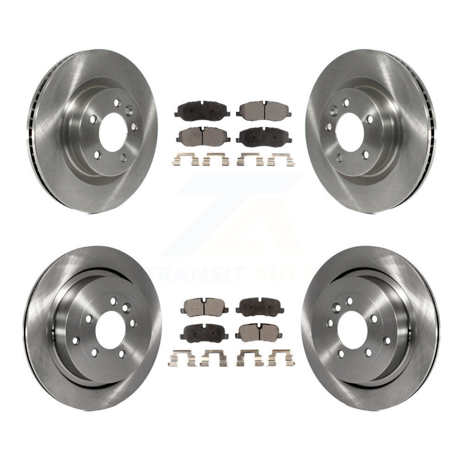 Front Rear Disc Brake Rotors And Ceramic Pads Kit For Land Rover Range Sport LR3 K8T-101300