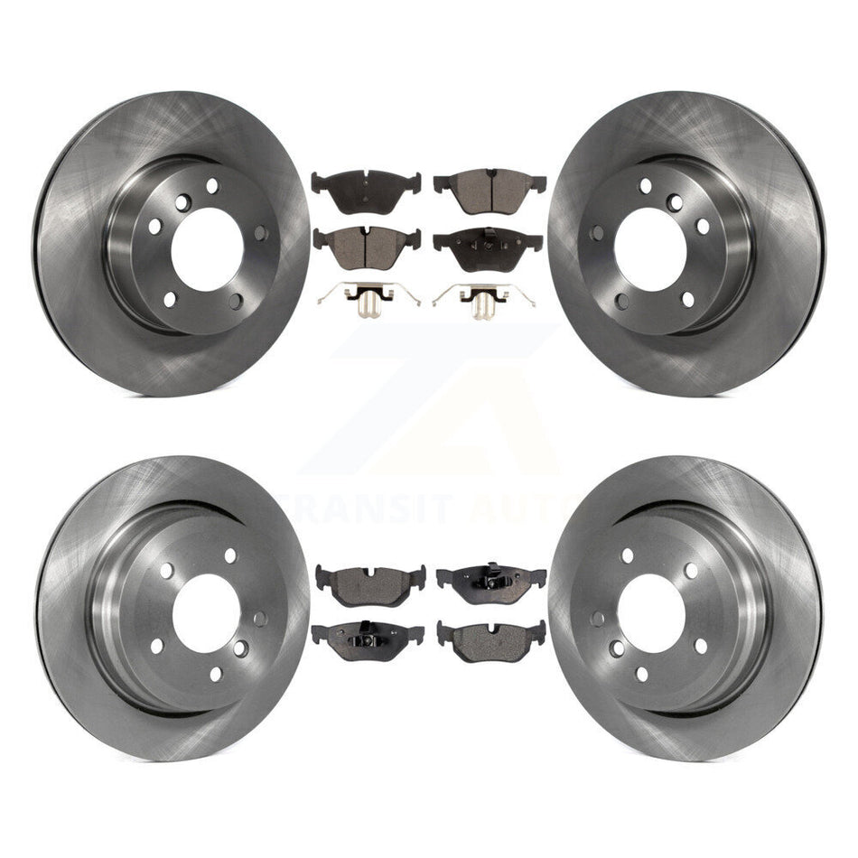 Front Rear Disc Brake Rotors And Ceramic Pads Kit For BMW 328i 328xi 325xi K8T-101380