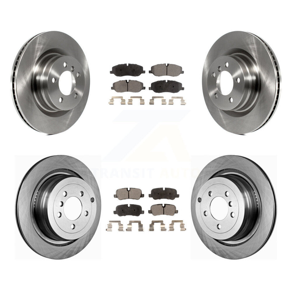 Front Rear Disc Brake Rotors And Ceramic Pads Kit For 2006-2009 Land Rover Range Naturally Aspirated K8T-101406